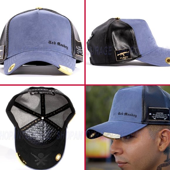 Red Monkey Hat Bundle #4 of 6 Limited Unisex Trucker Hats + Bandanna: $400 Value - Picture 7 of 7